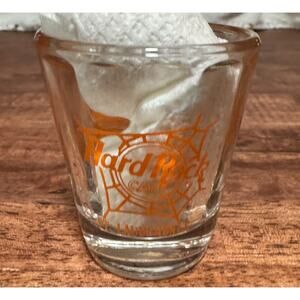 Hard Rock Cafe Ft. Lauderdale Halloween 2003 Shot Glass Smashing Pumpkins